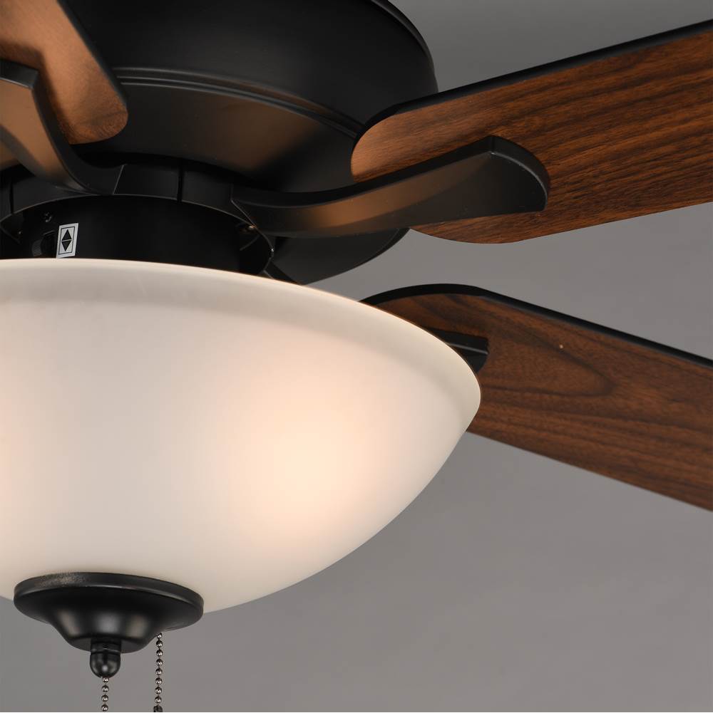 Maxim Lighting 88936SWBK Black Super-max 52'' Ceiling Fan With 2-light Kit Image 2