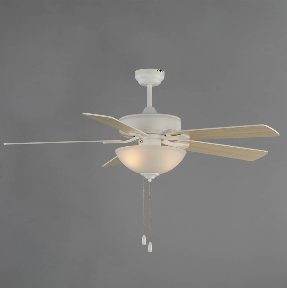 Maxim Lighting 88936SWMW Matte White Super-max 52'' Ceiling Fan With 2-light Kit Image 3