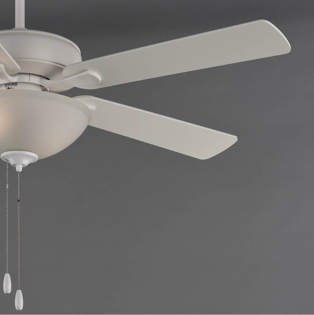 Maxim Lighting 88936SWMW Matte White Super-max 52'' Ceiling Fan With 2-light Kit Image 2