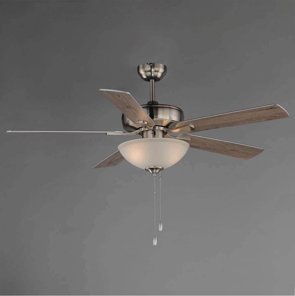 Maxim Lighting 88936SWSN Satin Nickel Super-max 52'' Ceiling Fan With 2-light Kit Image 3