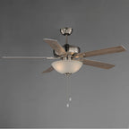 Maxim Lighting 88936SWSN Satin Nickel Super-max 52'' Ceiling Fan With 2-light Kit Image 3