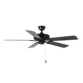 Maxim Lighting Basic Max Basic-max 52'' Black Fan Black/walnut Blades
