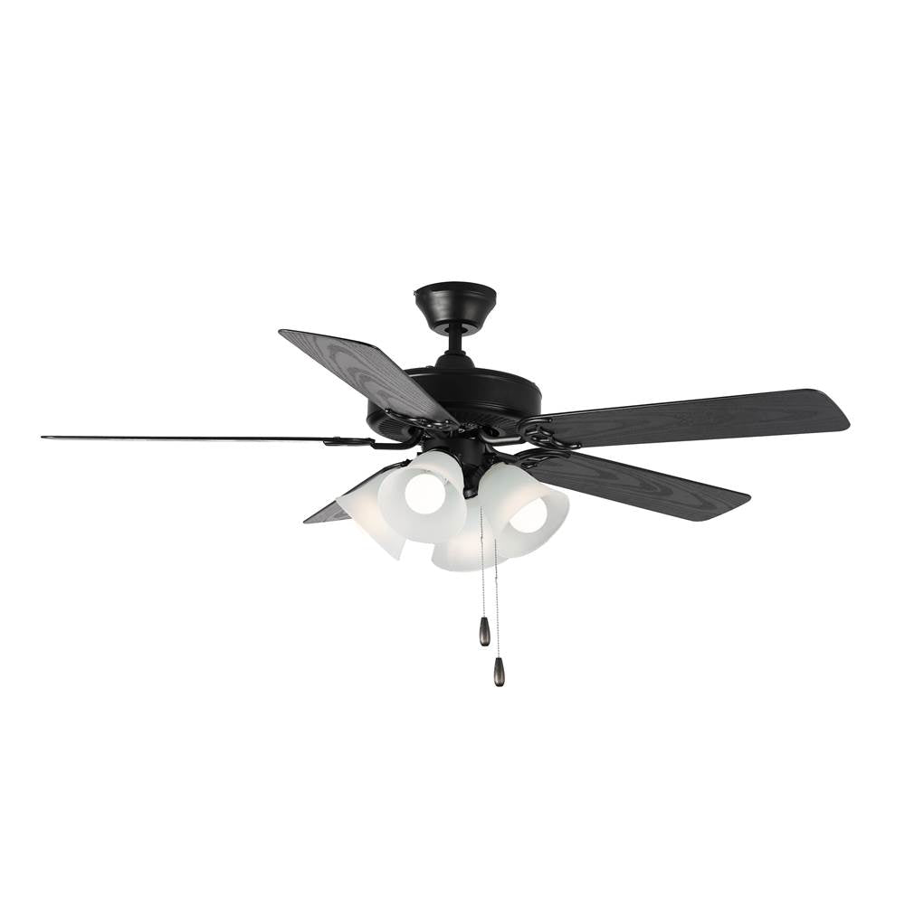 Maxim Lighting Basic Max Basic-max 52'' Black Fan Led 4-light Bk/w Blades