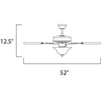 Maxim Lighting Basic Max Basic-max 52'' Outdoor Black Fan