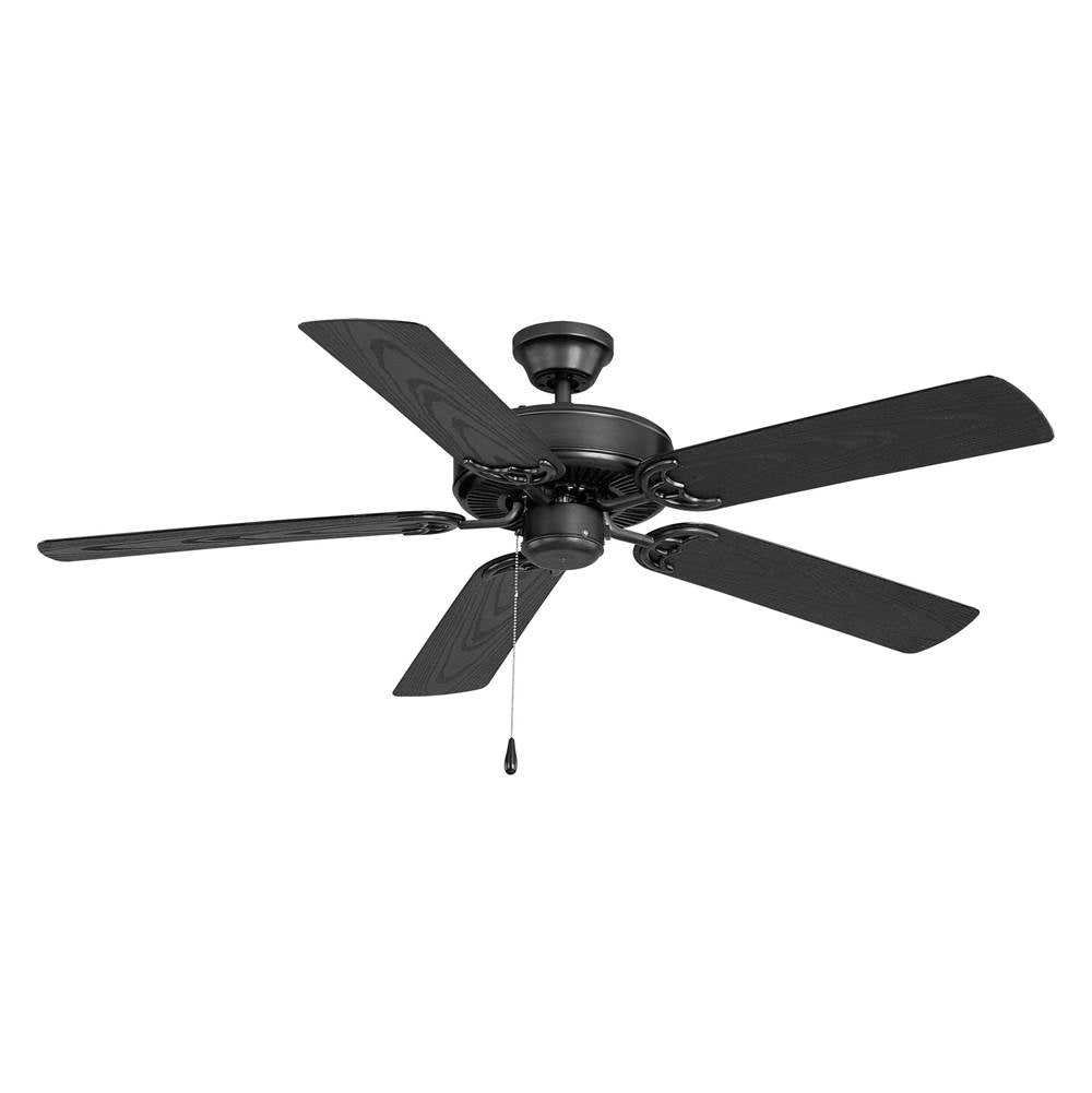 Maxim Lighting 89915BK Black Basic-max 52'' Outdoor Black Fan Image 1