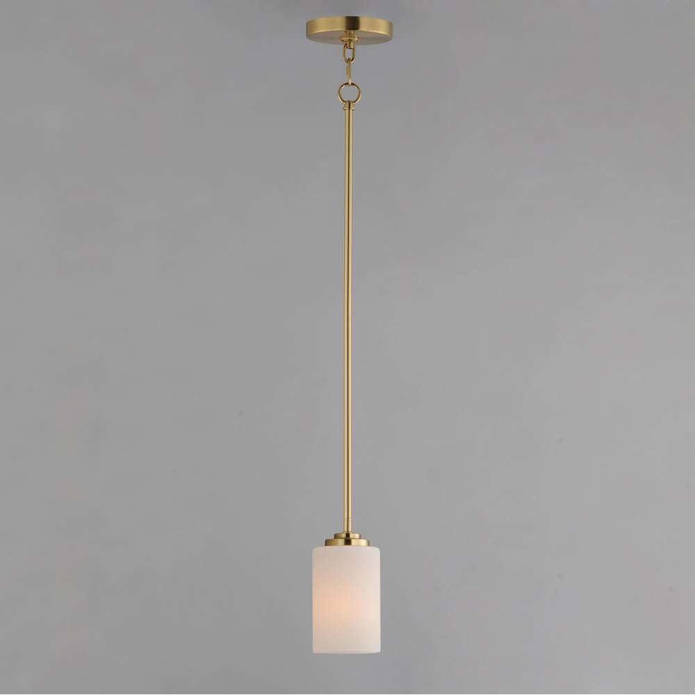 Maxim Lighting 90030SWSBR Satin Brass Deven 1-light Mini Pendant Image 3