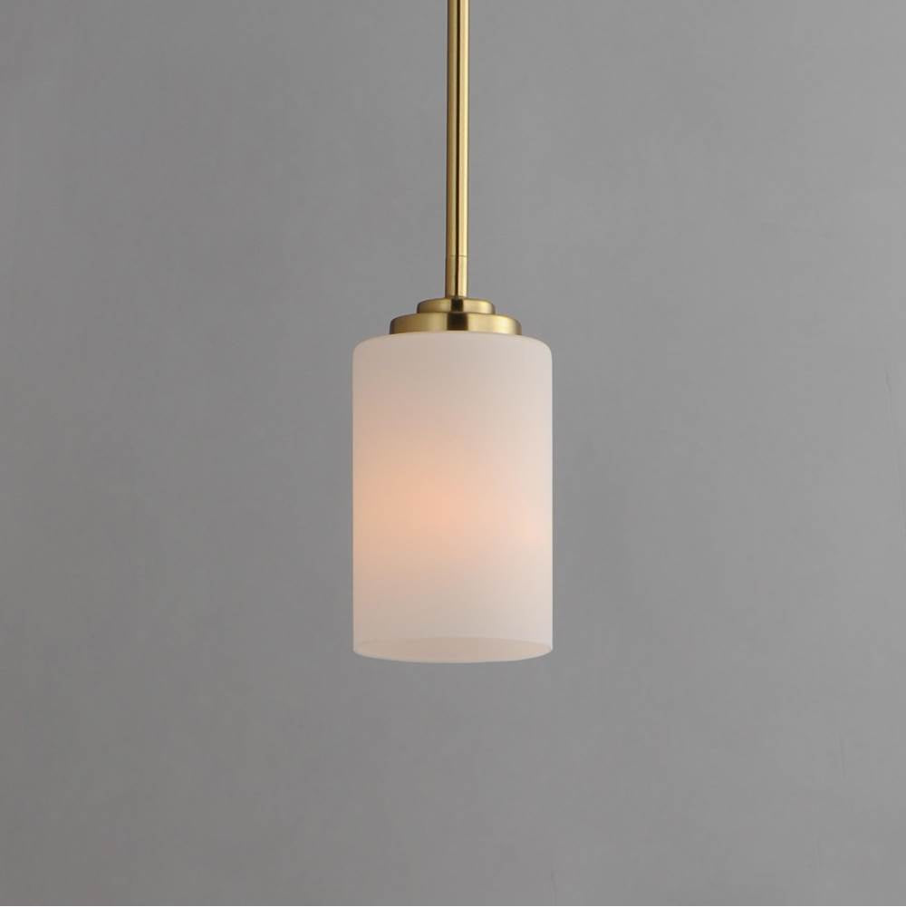Maxim Lighting 90030SWSBR Satin Brass Deven 1-light Mini Pendant Image 2