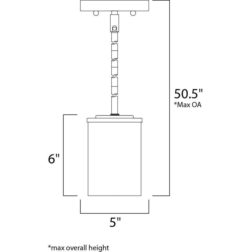 Maxim Lighting Corona 1-light Mini Pendant