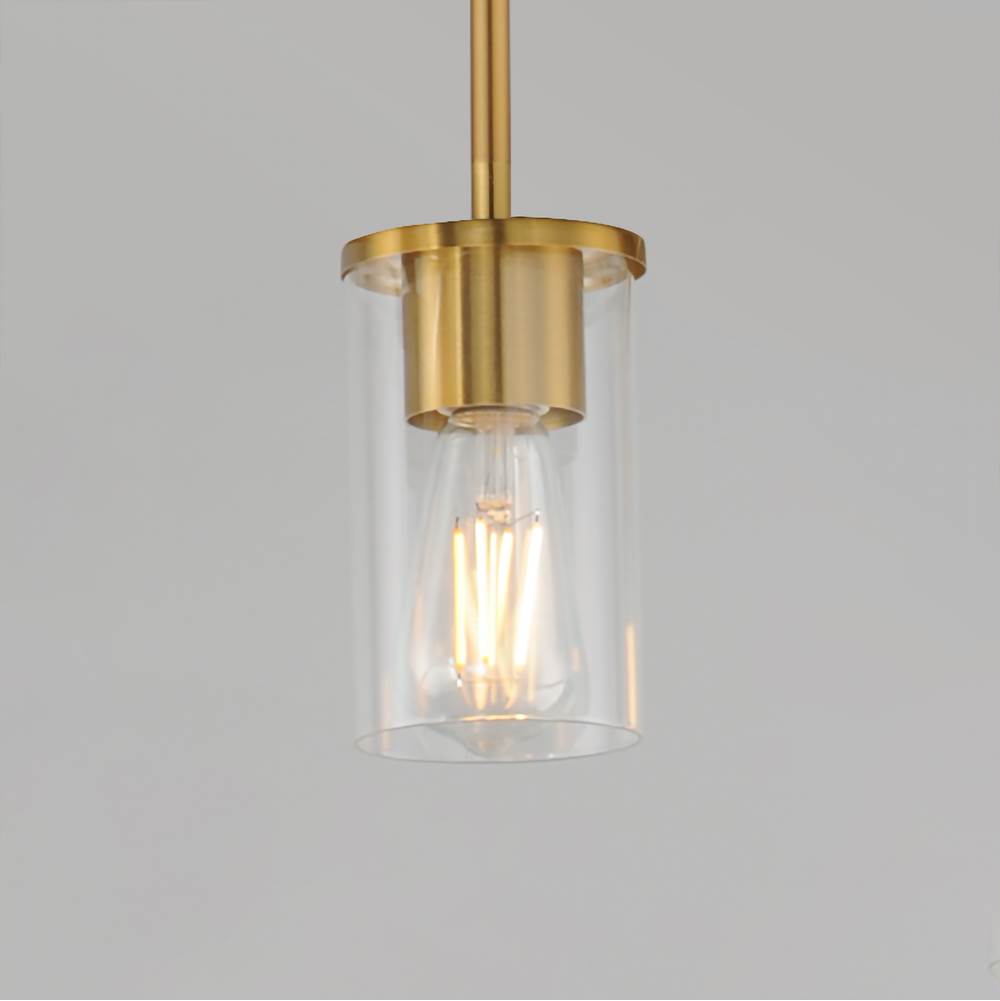Maxim Lighting 90281CLSBR Satin Brass Lateral Mini Pendant Image 3