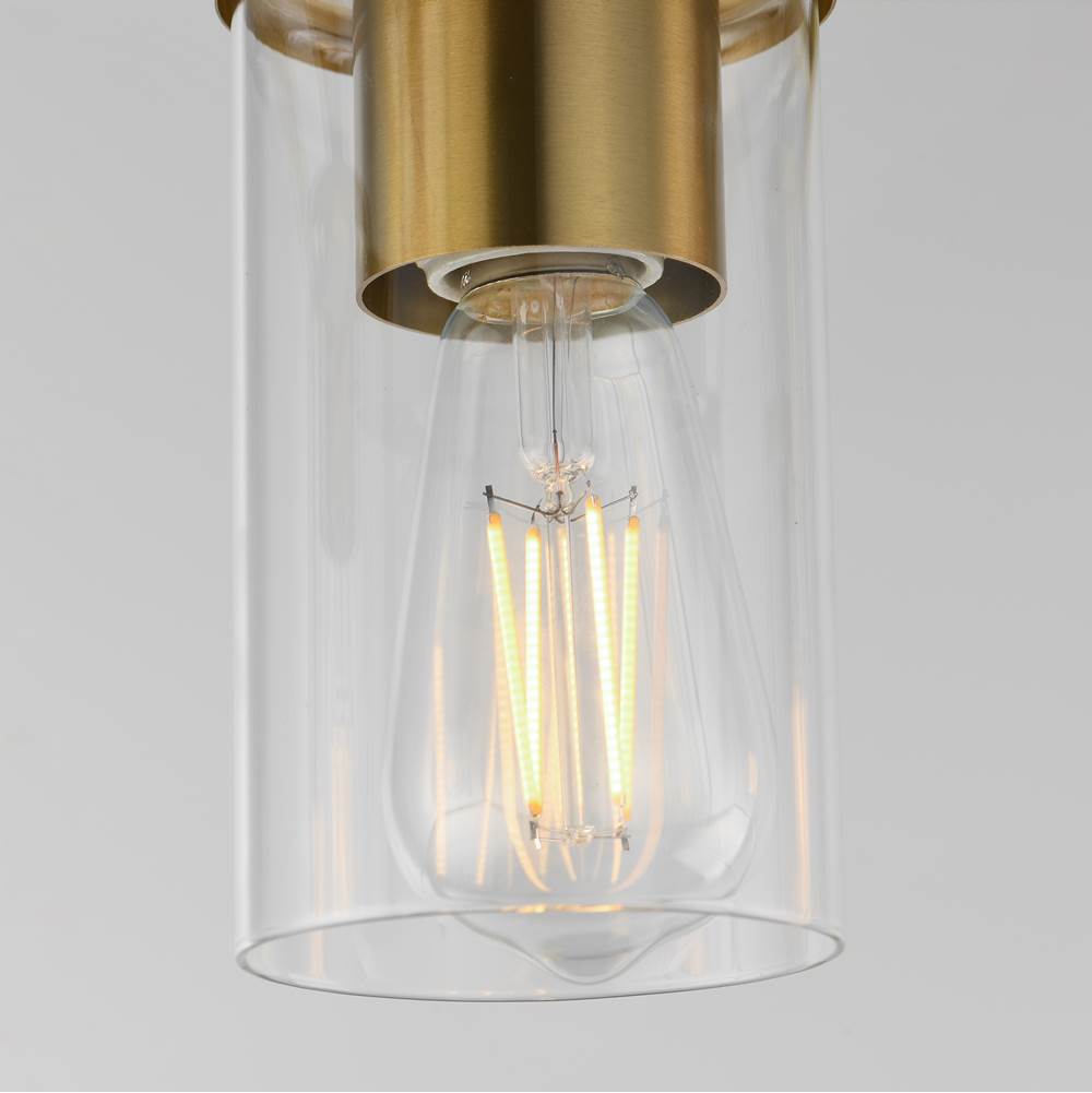 Maxim Lighting 90281CLSBR Satin Brass Lateral Mini Pendant Image 2