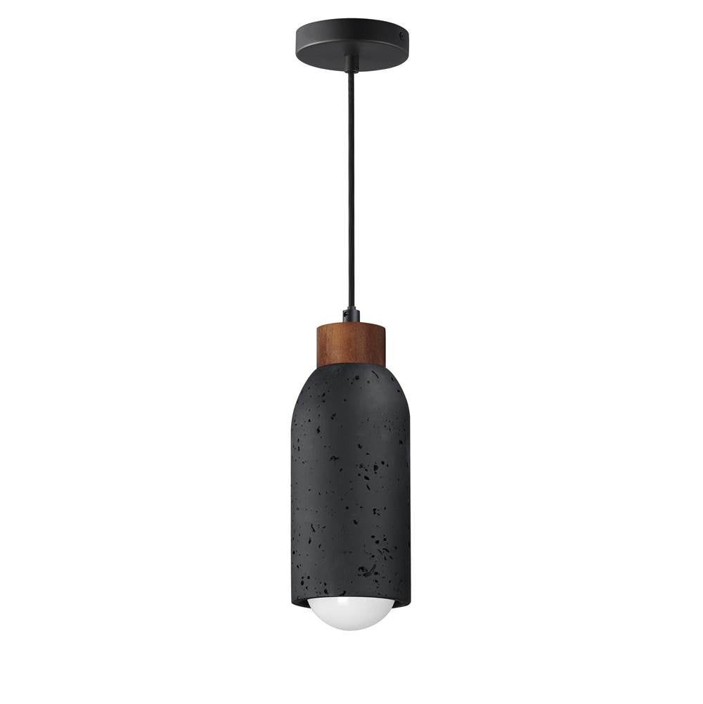 Maxim Lighting 90621LVBK Lava,Black Pompeii-single Pendant Image 1