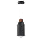 Maxim Lighting 90621LVBK Lava,Black Pompeii-single Pendant Image 1