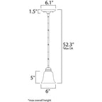 Maxim Lighting Basix 1-light Mini Pendant