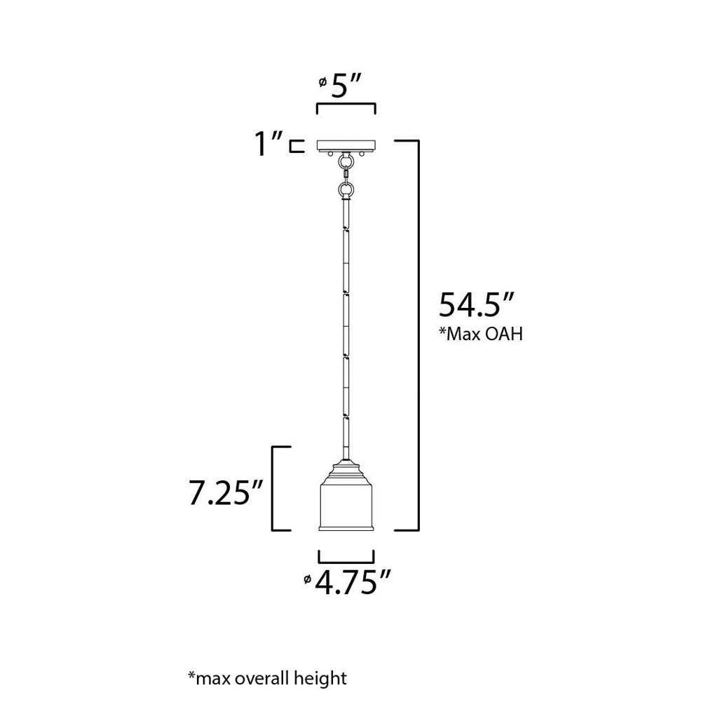 Maxim Lighting Acadia 1-light Pendant
