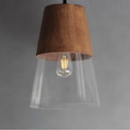 Maxim Lighting 91622CLWNBK Walnut,Black Carpenter 10'' Mini Pendant Image 3