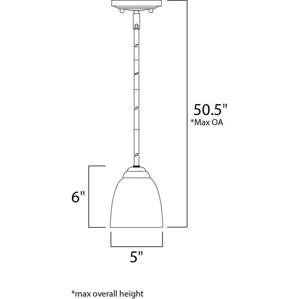Maxim Lighting Stefan 1-light Mini Pendant