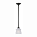 Maxim Lighting 92061FTBK Black Stefan 1-light Mini Pendant Image 1