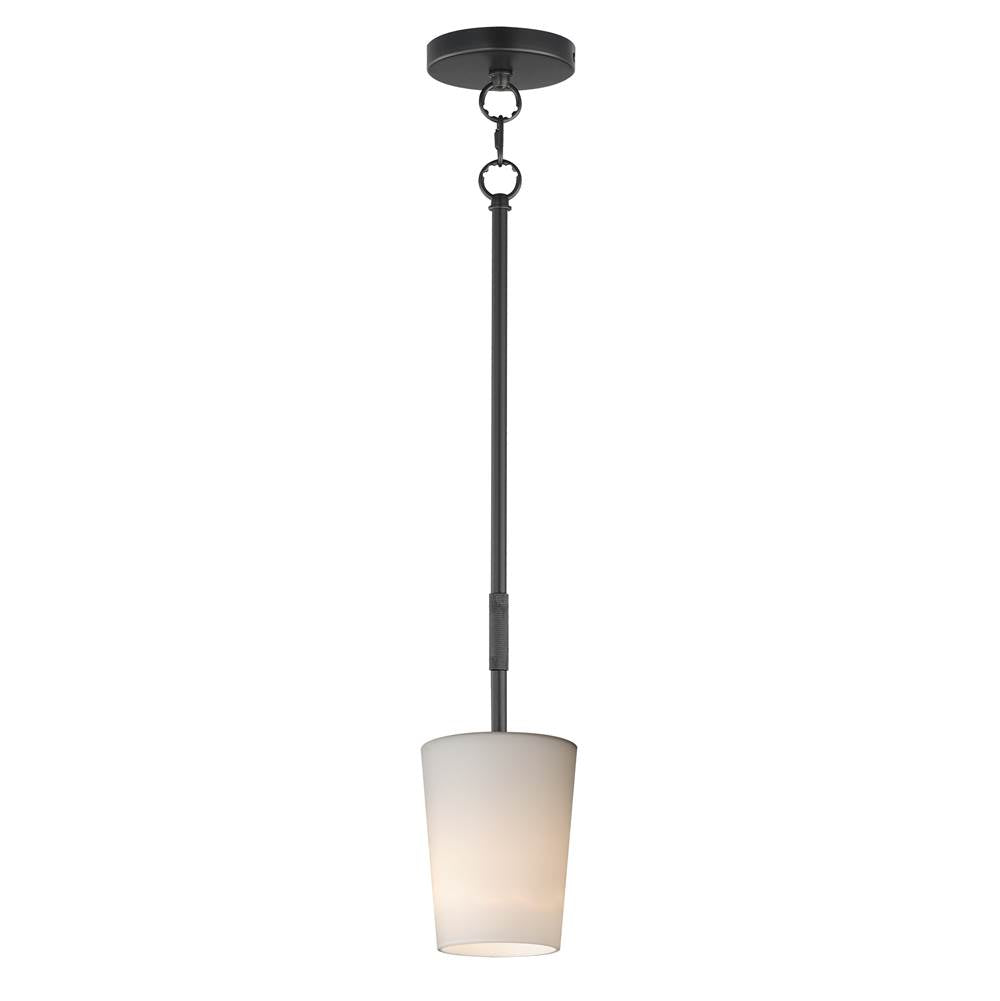 Maxim Lighting 92691WTBK Black Durham 1-light Pendant Image 1
