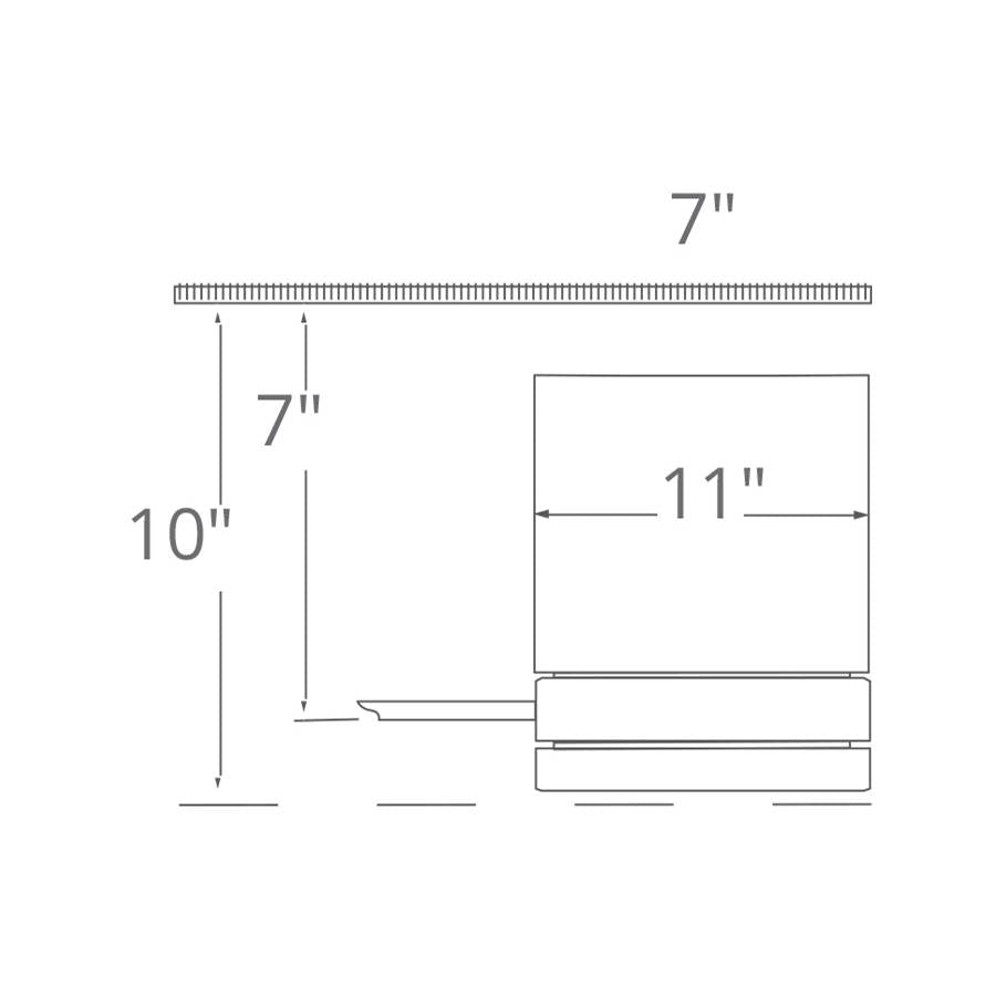 Modern Forms Vox Ceiling Fan Flush Mount 26in
