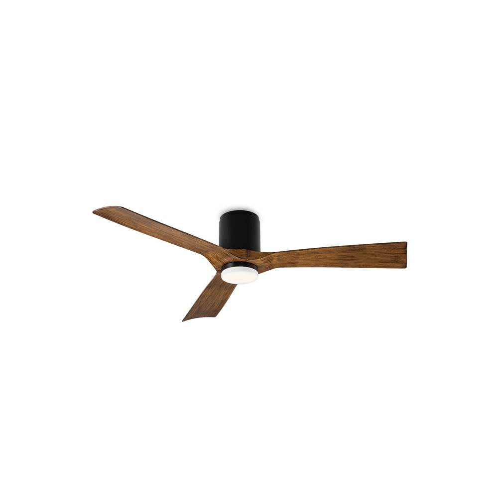 Modern Forms FH-W1811-54-MB/DK Matte Black Aviator Ceiling Fan Flush Mount 54in Image 4