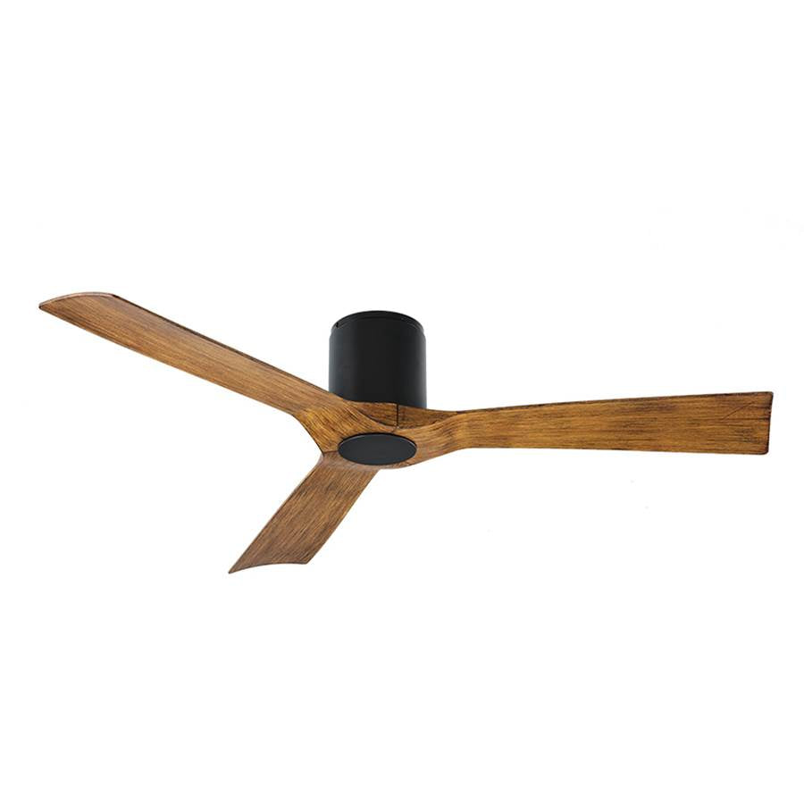 Modern Forms FH-W1811-54-MB/DK Matte Black Aviator Ceiling Fan Flush Mount 54in Image 5