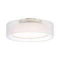 Modern Forms FM-16818-BN Brushed Nickel Metropolis 18'' Led Semi-flush Mount Light 3000k In Brushed Nickel Image 1
