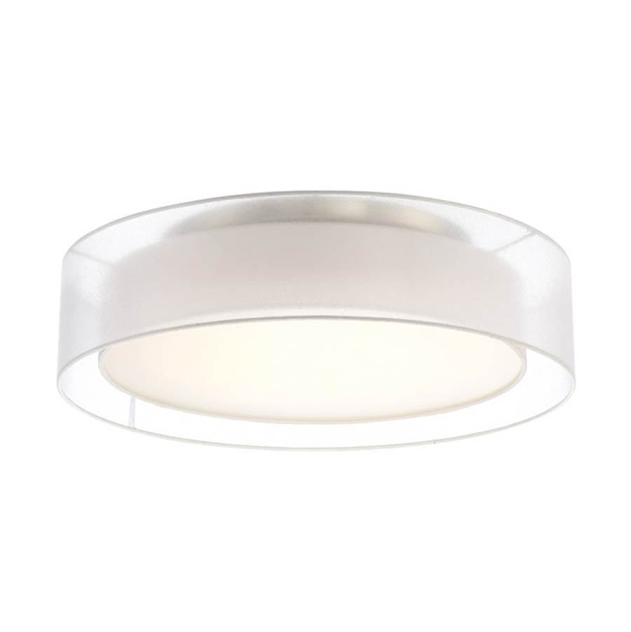 Modern Forms FM-16824-BN Brushed Nickel Metropolis 24'' Led Semi-flush Mount Light 3000k In Brushed Nickel Image 1