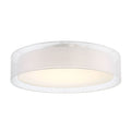 Modern Forms FM-16830-BN Brushed Nickel Metropolis 30'' Led Semi-flush Mount Light 3000k In Brushed Nickel Image 1