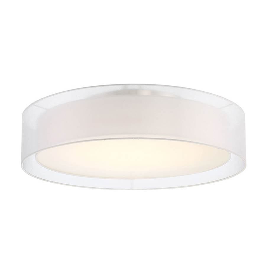Modern Forms FM-16830-BN Brushed Nickel Metropolis 30'' Led Semi-flush Mount Light 3000k In Brushed Nickel Image 1