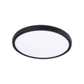 Modern Forms Argo 19'' Led Flush Mount Light 3500k In Black
