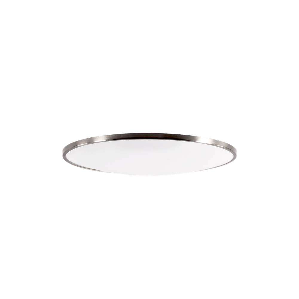 Modern Forms Puck 16'' Led Flush Mount Light 3500k In Brushed Nickel