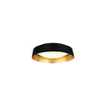 Modern Forms Gilt 18'' Led Flush Mount Light 3000k In Gold Leaf/bronze