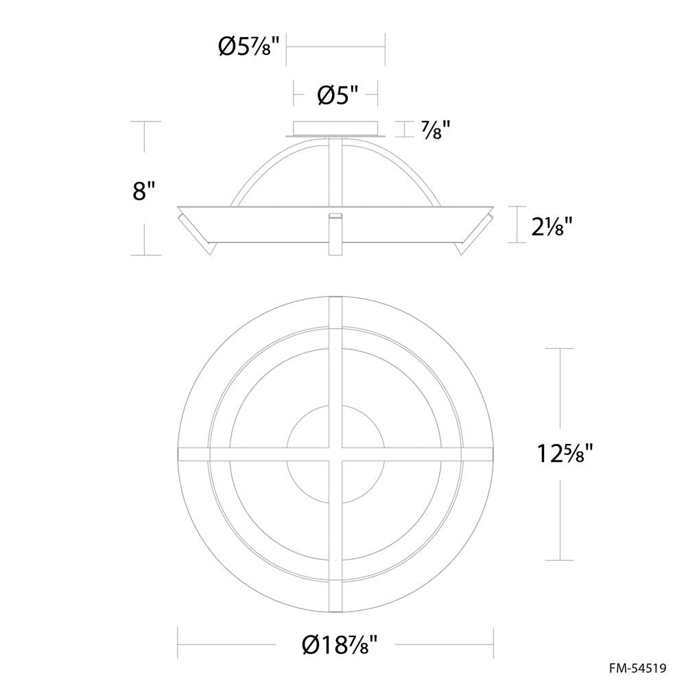 Modern Forms Copa Flush Mount Light