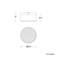 Modern Forms Tuck Iii Tuck Iii Outdoor Flush Mount Light