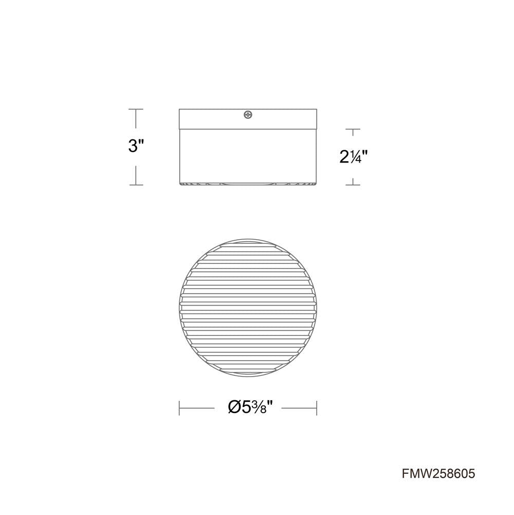 Modern Forms Tuck Iii Tuck Iii Outdoor Flush Mount Light