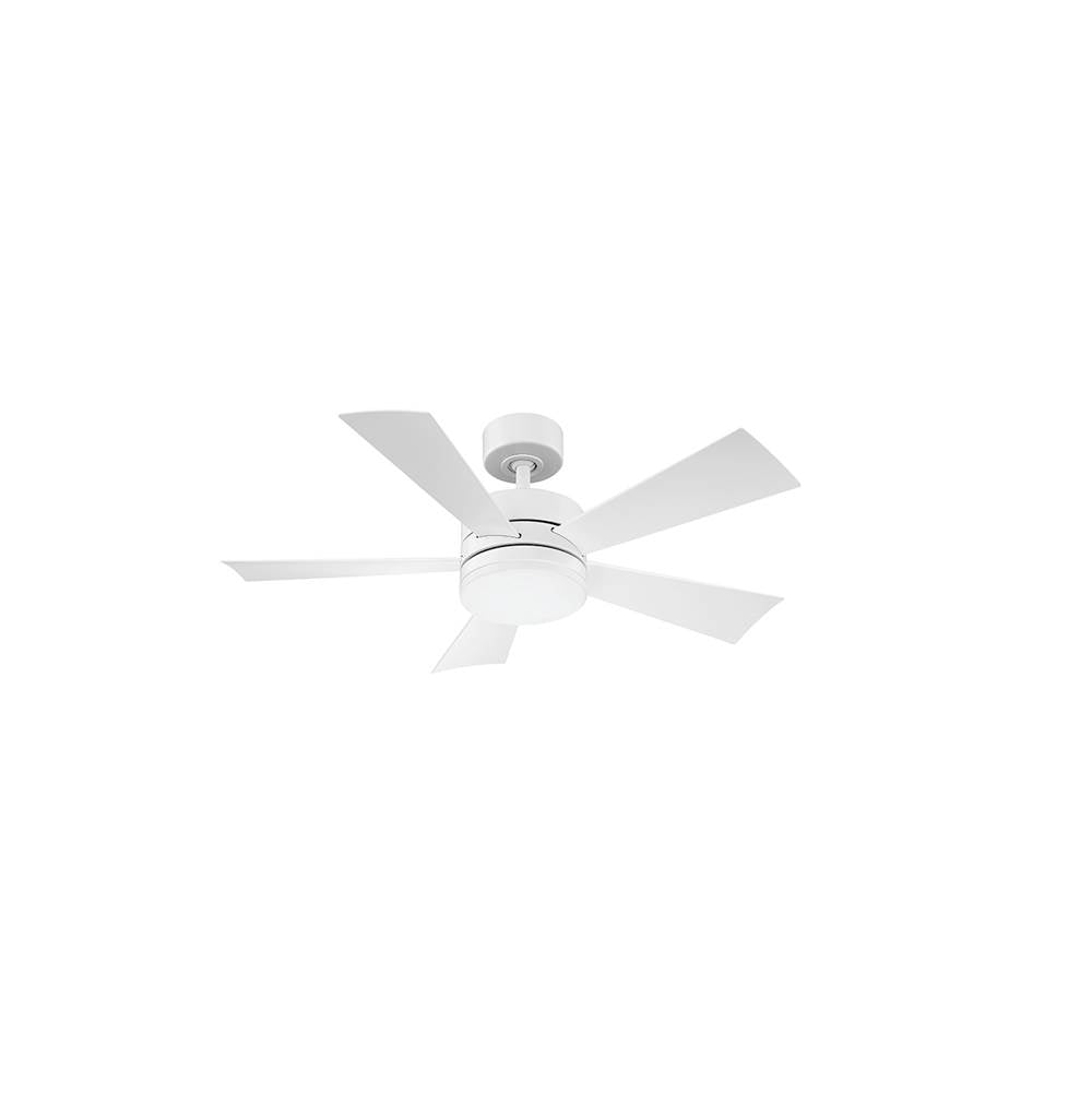 Modern Forms FR-W1801-42L-MW Matte White Wynd Ceiling Fan 42in Image 4