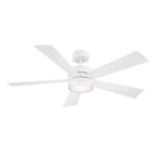 Modern Forms FR-W1801-52L-MW Matte White Wynd Ceiling Fan 52in Image 5