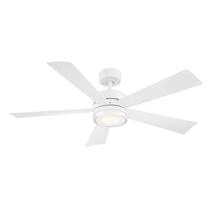 Modern Forms FR-W1801-52L-MW Matte White Wynd Ceiling Fan 52in Image 5