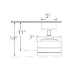 Modern Forms FR-W1803-52L-BZ Bronze Axis Ceiling Fan 52in Image 4