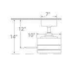 Modern Forms FR-W1819-52L-BZ/DW Bronze Mykonos Ceiling Fan 52in Image 2