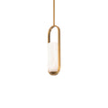 Modern Forms Rollins 16'' Led Indoor Mini Pendant Light 3000k In Aged Brass