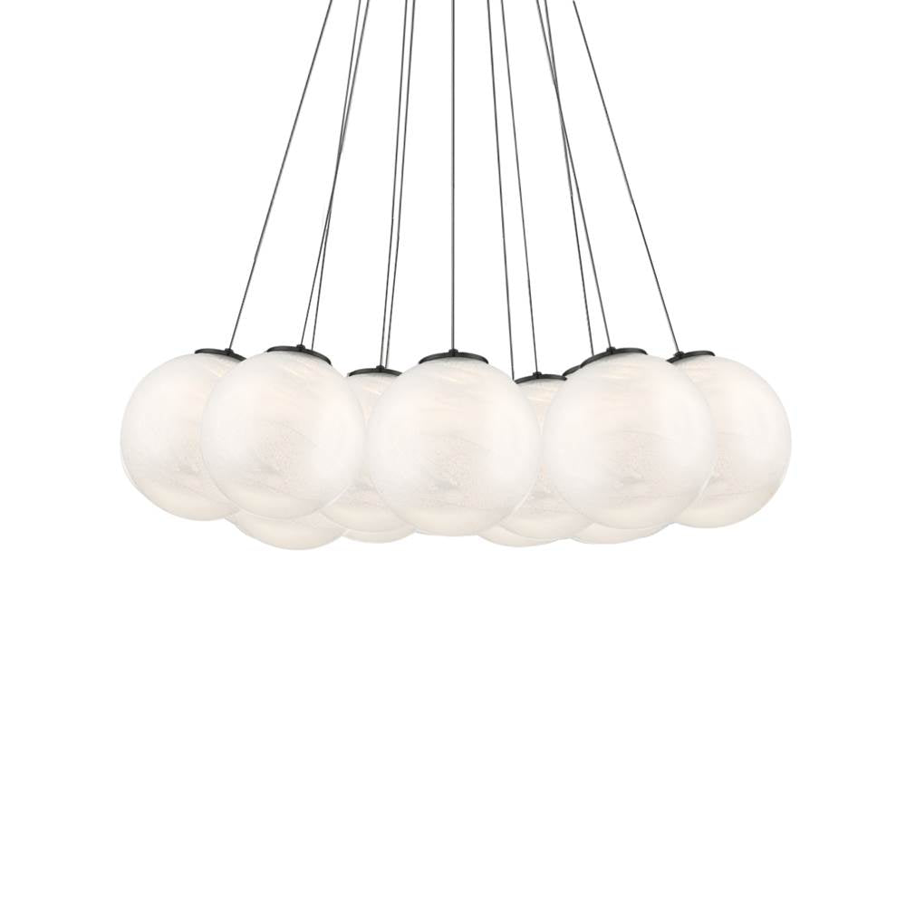 Modern Forms Cosmic 36'' Led Chandelier Light 3000k In Black