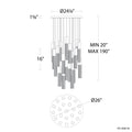 Modern Forms Cinema Multilight Pendant Light