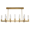 Modern Forms PD-30854-AB Aged Brass Cinema 54'' Led Linear Pendant Light 3500k In Aged Brass Image 1