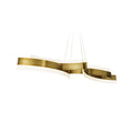 Modern Forms Arcs 58'' Led Linear Pendant Light 3000k In Aged Brass