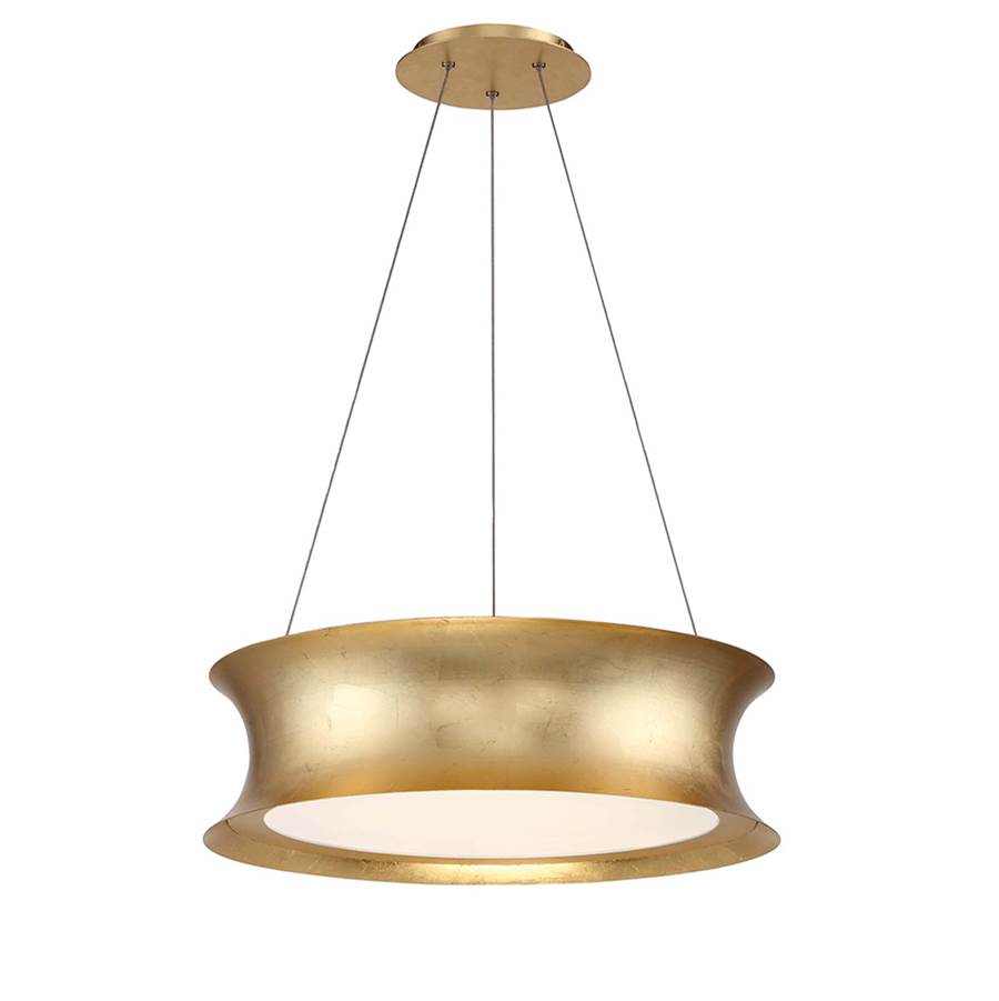 Modern Forms Tango 20'' Led Pendant Light 3000k In Gold Leaf