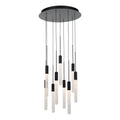 Modern Forms Magic 17'' Led Multi-light Pendant Light 3000k In Black