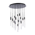 Modern Forms Magic 26'' Led Multi-light Pendant Light 3000k In Black
