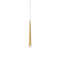 Modern Forms Cascade 19'' Led Mini Pendant Light 3500k In Aged Brass