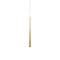 Modern Forms Cascade 28'' Led Mini Pendant Light 3500k In Aged Brass